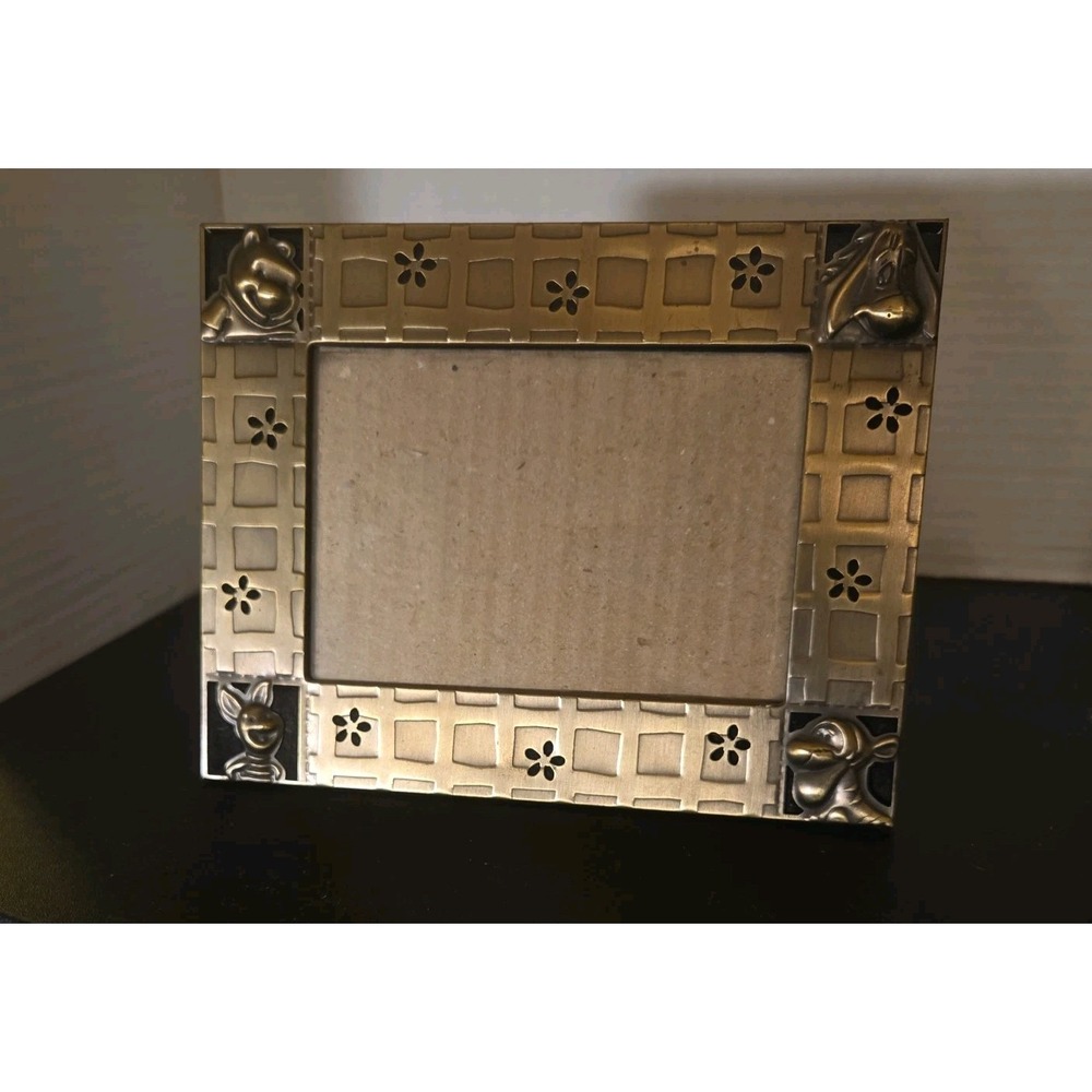Disney Winnie The Pooh Character Metal Frame 7" X 5 1/2"